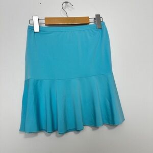Y2K Women’s Teal Circle Skirt